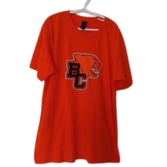 BC Lions Youth Large Graphic Vibrant Orange Short Sleeve 100% Cotton T-Shirt - Picture 3 of 5